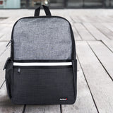 TechZone Glad B 15.6" mochila Mochila informal Negro, Gris Nylon, Poliéster