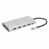Manhattan Docking Station USB-C para Triple Monitor Laptop Alámbrico USB 3.2 Gen 1 (3.1 Gen 1) Type-C 4 2