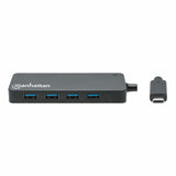 Manhattan 168410 hubs de interfaz USB Tipo C USB 3.2 Gen 1 (3.1 Gen 1) Type-A 1 7