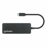 Manhattan 168410 hubs de interfaz USB Tipo C USB 3.2 Gen 1 (3.1 Gen 1) Type-A 1 7