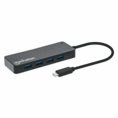 Manhattan 168410 hubs de interfaz USB Tipo C USB 3.2 Gen 1 (3.1 Gen 1) Type-A 1 7