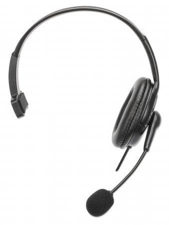 Manhattan 180849 Auriculares Auriculares Diadema Oficina/Centro de llamadas Monoaural