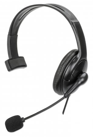 Manhattan 180849 Auriculares Auriculares Diadema Oficina/Centro de llamadas Monoaural