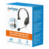 Manhattan 180849 Auriculares Auriculares Diadema Oficina/Centro de llamadas Monoaural