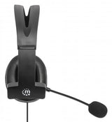 Manhattan 180849 Auriculares Auriculares Diadema Oficina/Centro de llamadas Monoaural