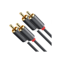 Ugreen 10519 cable de audio 3 m 2 x RCA Negro