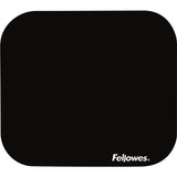 Fellowes 58024 Ratón Monocromo Poliéster, Caucho Negro -232 mm