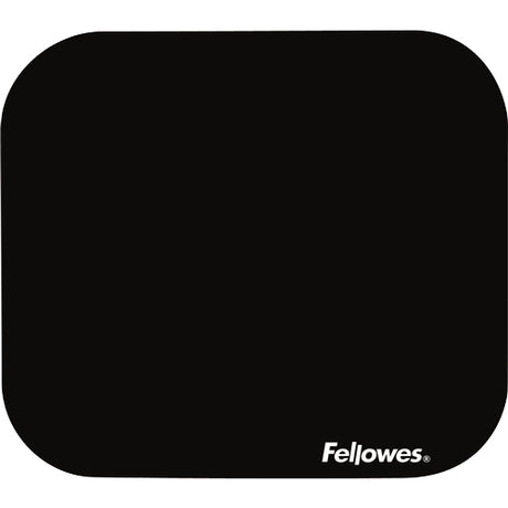Fellowes 58024 Ratón Monocromo Poliéster, Caucho Negro -232 mm