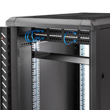 StarTech.com Bandeja Estante Fijo Voladizo Universal 1U de 19" Pulgadas para Rack Armario de Servidores - en Acero - Capacidad de 15kg - 7" (180mm) de Profundidad - Negro Rack Estantería Negro Acero 15 kg