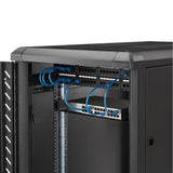 StarTech.com Bandeja Estante Fijo Voladizo Universal 1U de 19" Pulgadas para Rack Armario de Servidores - en Acero - Capacidad de 15kg - 7" (180mm) de Profundidad - Negro Rack Estantería Negro Acero 15 kg