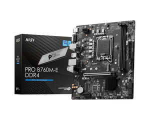 MSI PRO B760M-E DDR4 placas base Intel LGA 1700 1 LGA 1700