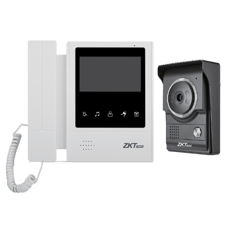 ZKTeco VDPO4-B4 Kit Negro, Blanco
