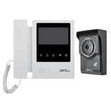 ZKTeco VDPO4-B4 Kit Negro, Blanco