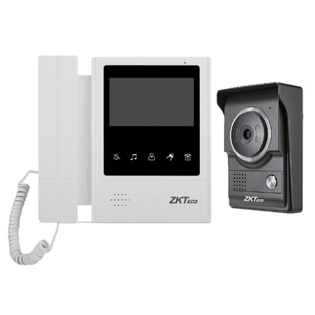 ZKTeco VDPO4-B4 Kit Negro, Blanco