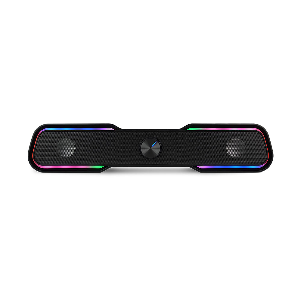 BOCINA START THE GAME BSP-350 BLUETOOTH/3.5MM, USB, ILUMINACIÓN RGB, NEGRO