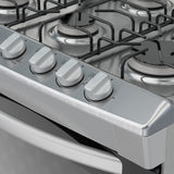 Whirlpool WF7419D estufa Independiente Gas licuado del petróleo (LPG) Gris