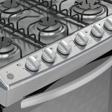 Whirlpool WF7419D estufa Independiente Gas licuado del petróleo (LPG) Gris