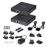 StarTech.com Extensor Alargador HDMI 4K por Cable CAT5/CAT6 Ethernet - Extensor de Vídeo 4K 60Hz HDR hasta 70m - Salida de Audio S/PDIF - Juego Kit de