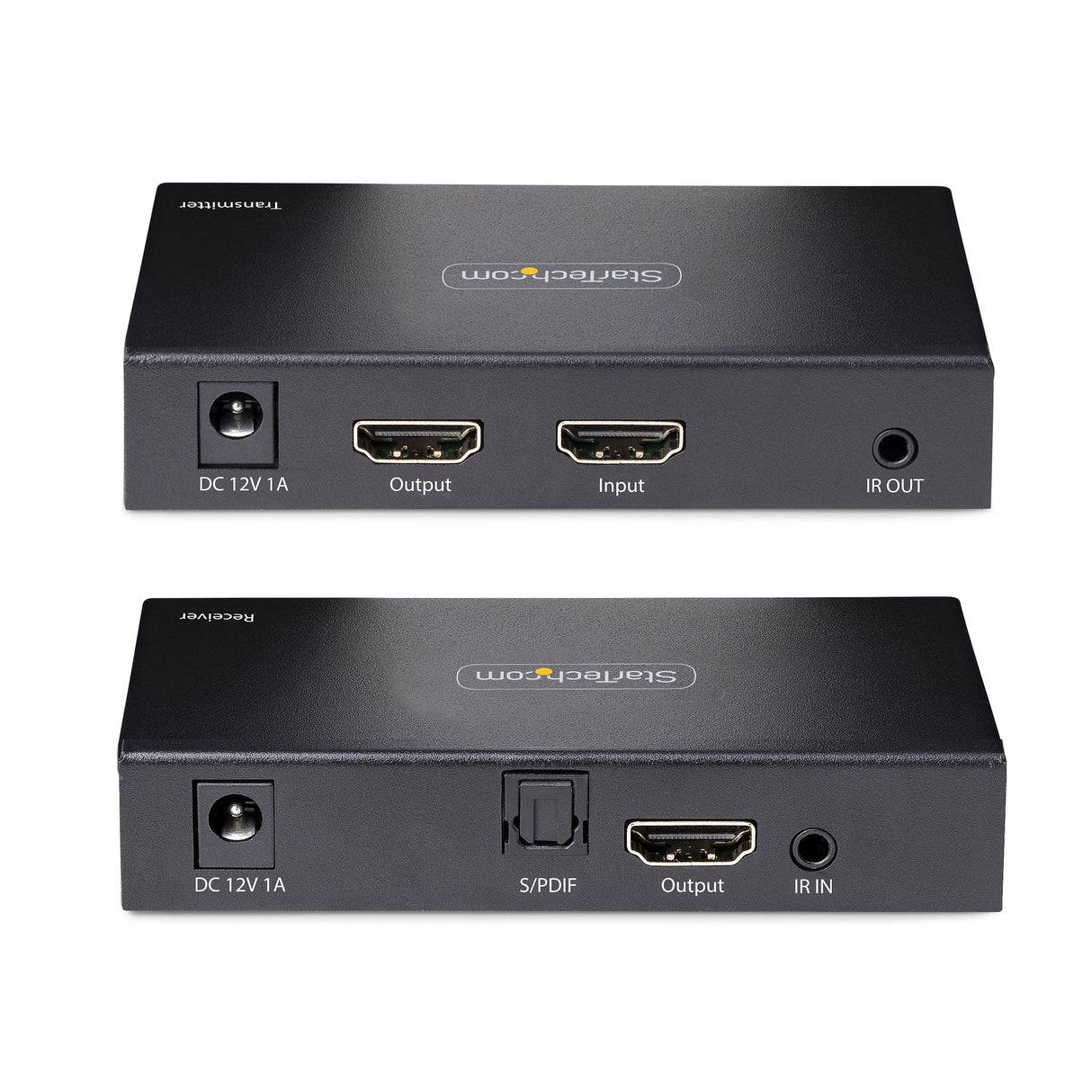 StarTech.com Extensor Alargador HDMI 4K por Cable CAT5/CAT6 Ethernet - Extensor de Vídeo 4K 60Hz HDR hasta 70m - Salida de Audio S/PDIF - Juego Kit de