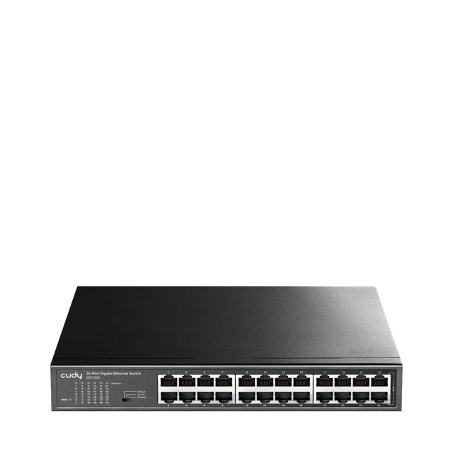 Cudy GS1024 dispositivo de redes Gigabit Ethernet (10/100/1000) Negro, Montaje en rack