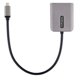 StarTech.com Adaptador USB-C a DisplayPort 1.4 Doble - Hub MST USB C Multi Monitor - Divisor Multiplicador DP Doble 5K 6