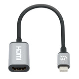 Manhattan 153706 Cable Derecho Derecho 0,15 m USB Tipo C