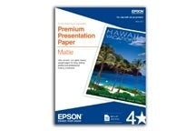 Epson Premium Presentation Paper Matte, Double-sided - Letter - 8.5" x 11" - 50 Sheets Papel 167 g/m² 9 µm 94 % 8.5 x 11"
