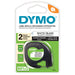 10697 - DYMO DYMO LetraTag Etiquetas de papel | Auténticas | Rollo de 12 mm x 4 m | Impresión en negro sobre etiquetas blancas | Etiquetas autoadhesivas multiuso para etiquetadoras LetraTag | 2 unidades Impresora