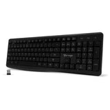 Vorago KM-200 V2 teclado Universal RF inalámbrico QWERTY Español Negro, Tamaño completo (100%)