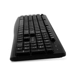 Vorago KM-200 V2 teclado Universal RF inalámbrico QWERTY Español Negro, Tamaño completo (100%)