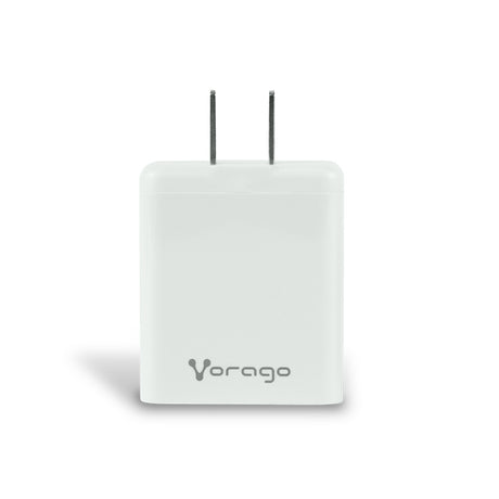 Vorago CARGADOR PARA AUTO AU-305-BK TIPO C PD 20W Y USB A QUICK CHARGE 3.0 BLANCO - Universal Carga rápida
