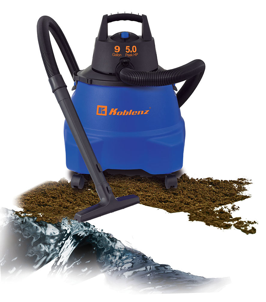 Koblenz 00-5756-2 aspiradora 34 L Aspiradora de tambor Secar Sin bolsa, Filtrado, Negro, Azul