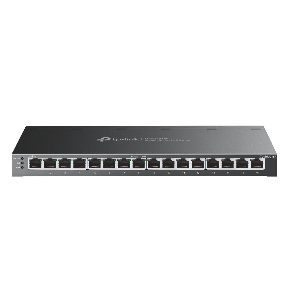 TP-Link JetStream TL-SG2016P switch L2/L3/L4 Gigabit Ethernet (10/100/1000) Energía sobre Ethernet (