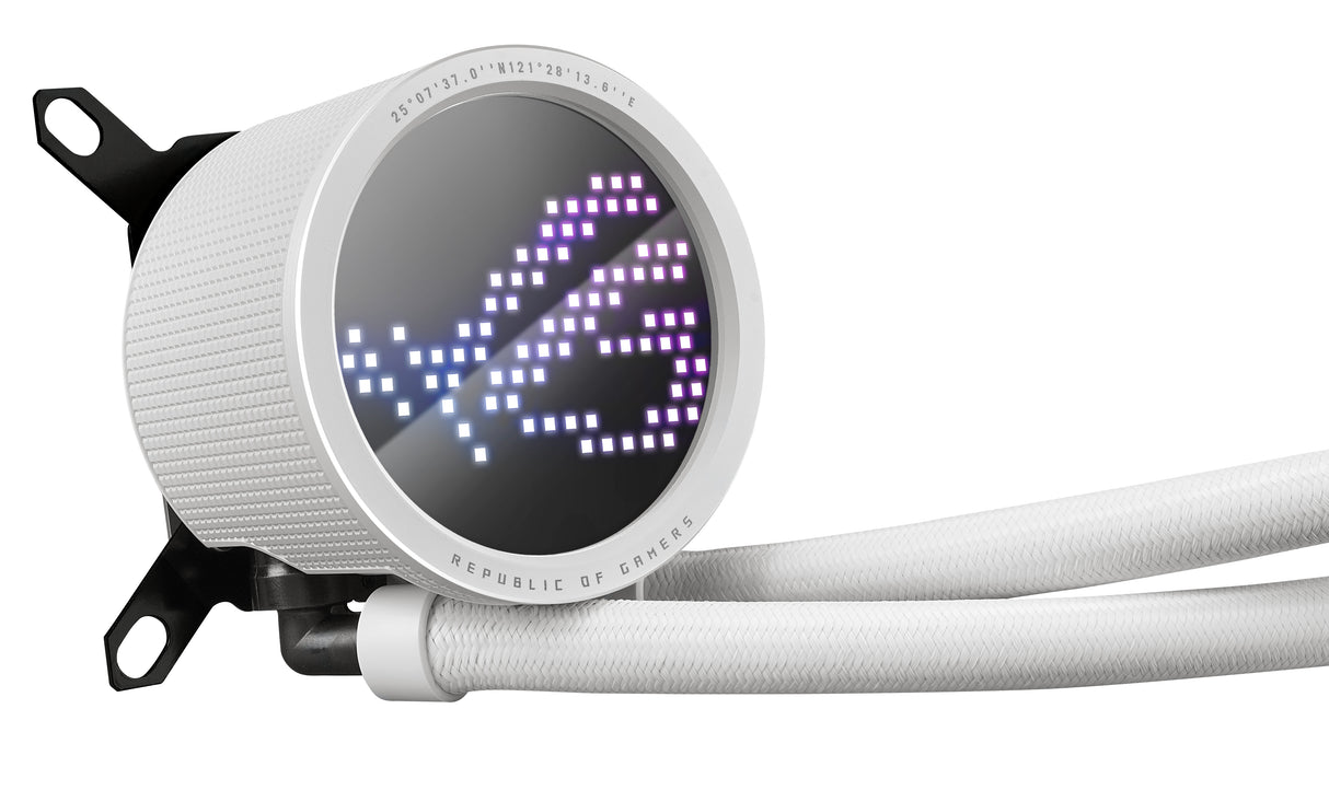 ASUS ROG Ryuo III 240 ARGB White Edition sistemas de refrigeración para ordenadores Procesador Kit de refrigeración líquida 12 mm 2200 RPM