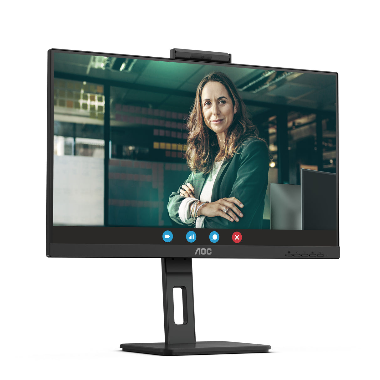 AOC Q27P3CW Monitor 68,6 cm (27") 2560 x 1440 Pixeles Quad HD W-LED Negro
