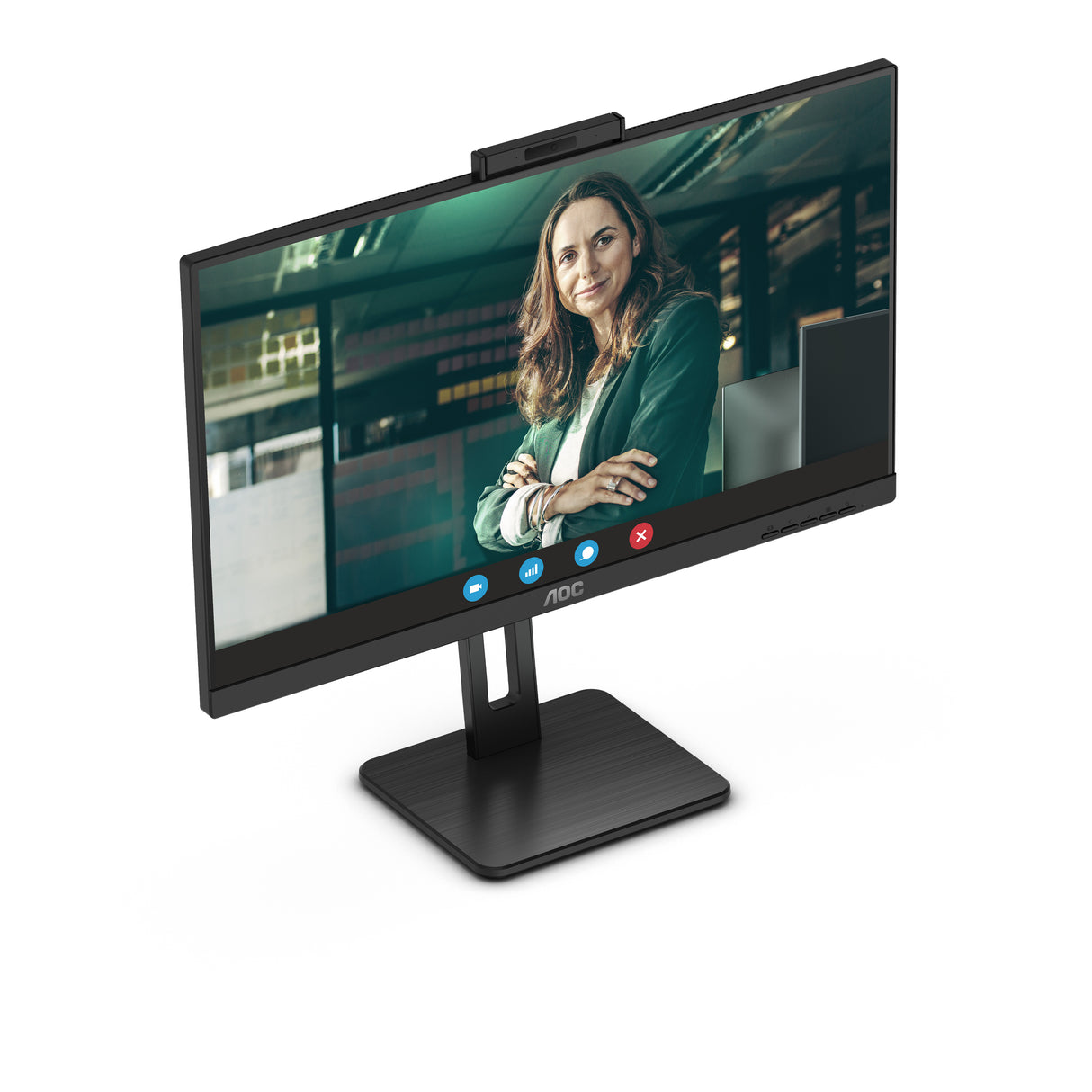AOC Q27P3CW Monitor 68,6 cm (27") 2560 x 1440 Pixeles Quad HD W-LED Negro