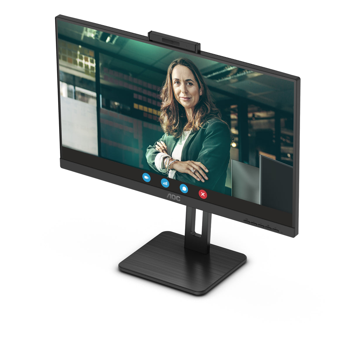 AOC Q27P3CW Monitor 68,6 cm (27") 2560 x 1440 Pixeles Quad HD W-LED Negro