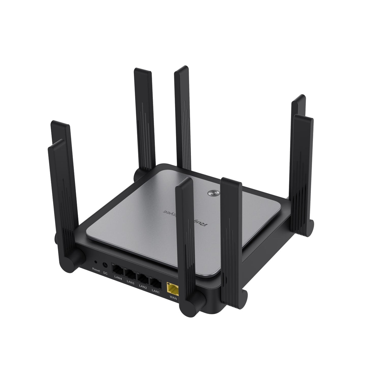 Ruijie Networks RG-EW3200GX PRO router inalámbrico Gigabit Ethernet Doble banda (2,4 GHz / 5 GHz) Negro, Wi-Fi 6 (802.11