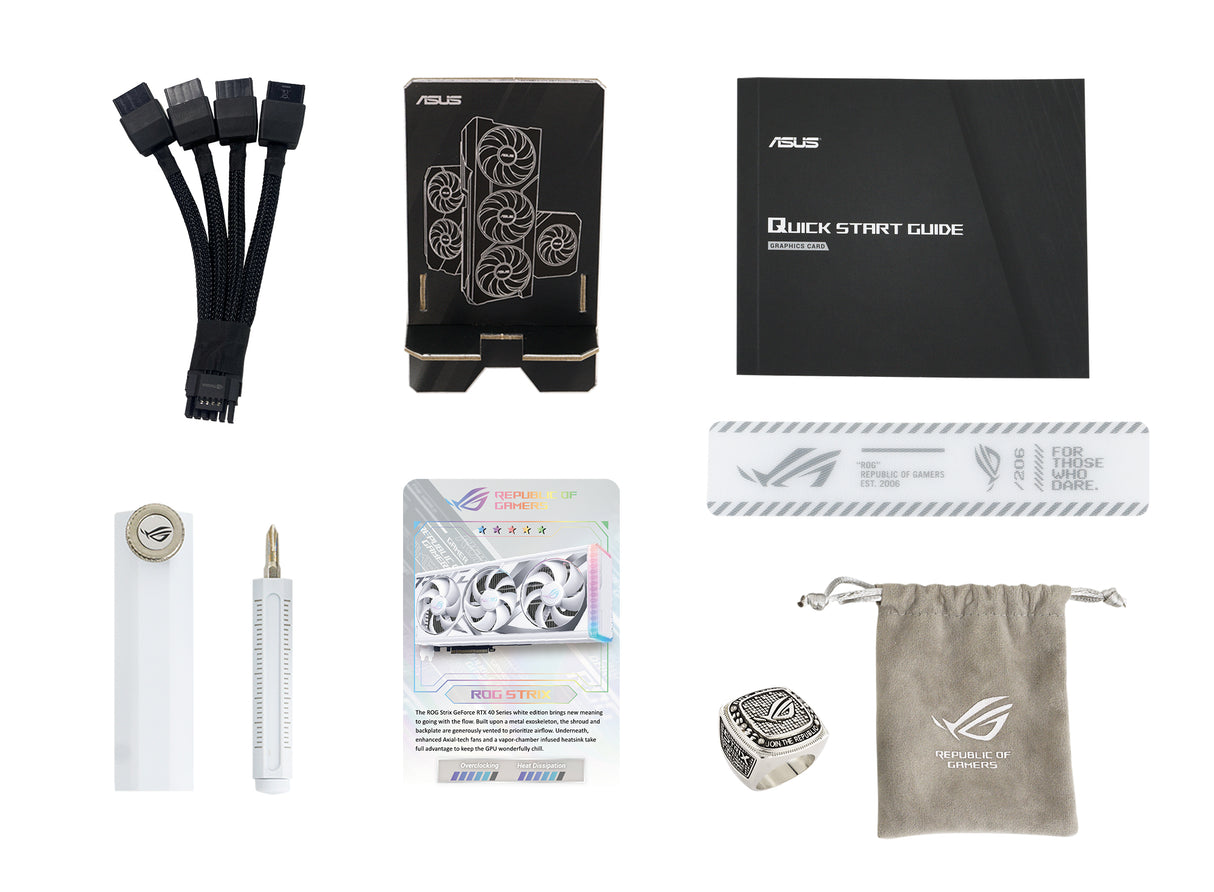 ASUS ROG-STRIX-RTX4090-O24G-WHITE tarjetas gráficas Si 16384 NVIDIA GeForce RTX 4090