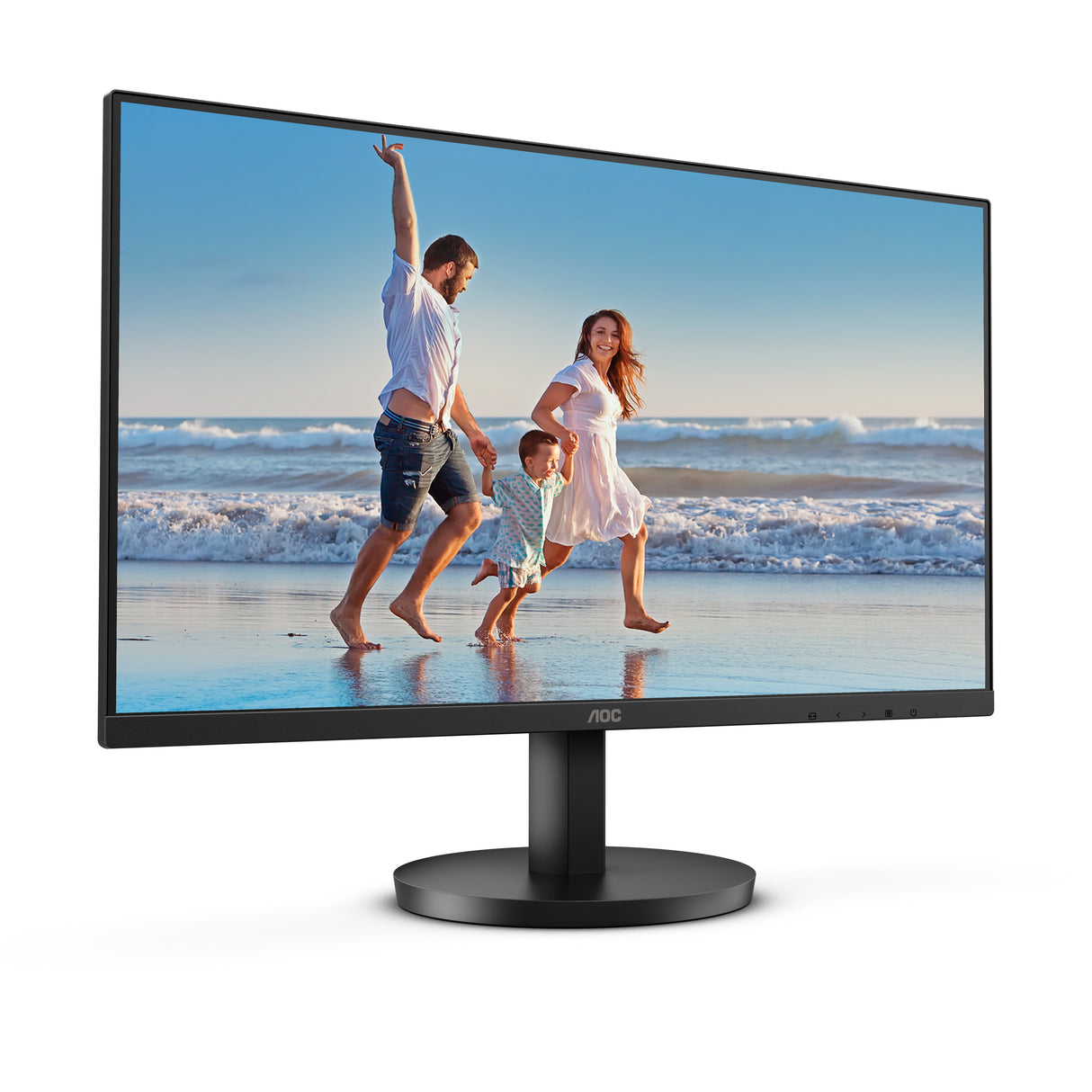 AOC 24B3HM Monitor 60,5 cm (23.8") 1920 x 1080 Pixeles Full HD W-LED Negro