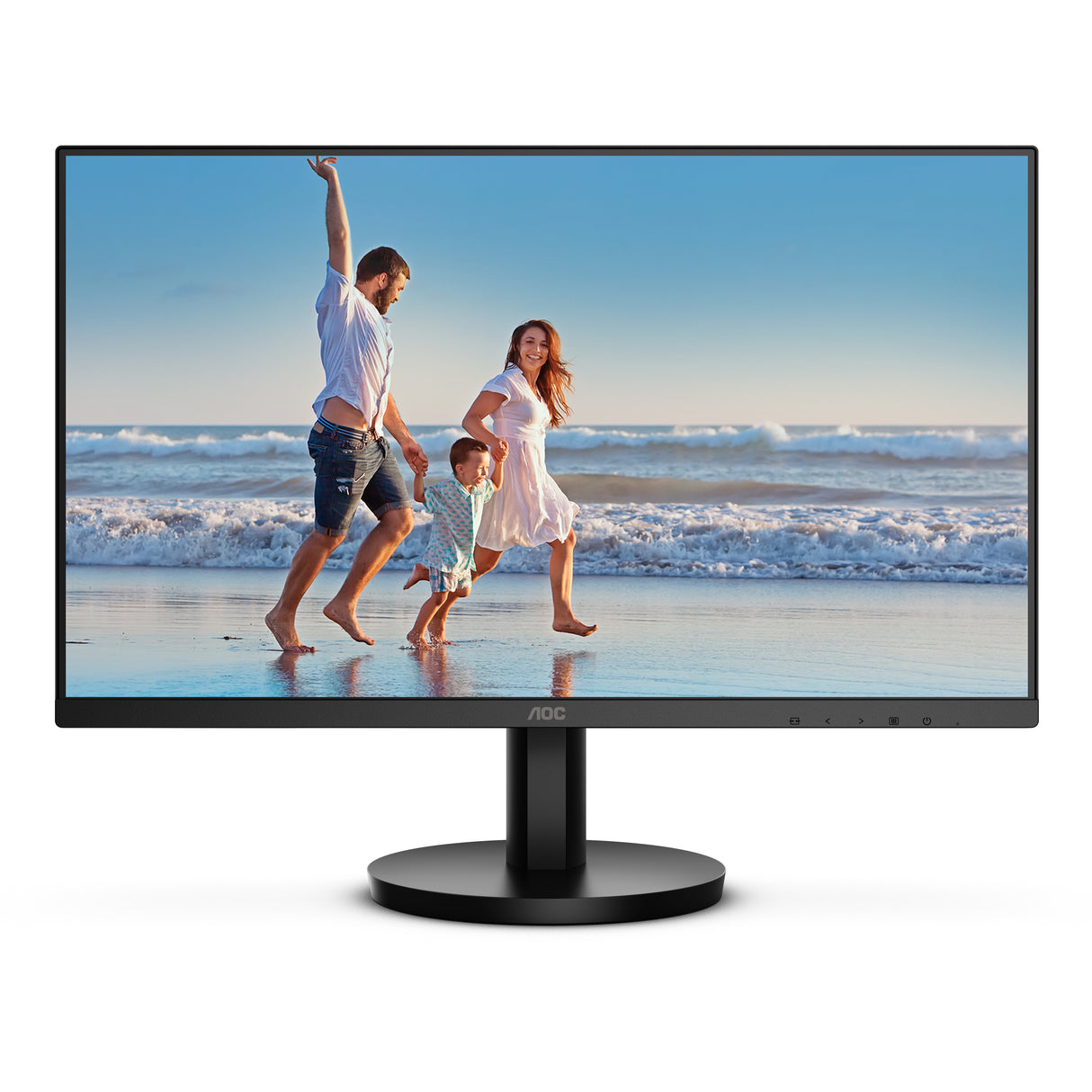 AOC 24B3HM Monitor 60,5 cm (23.8") 1920 x 1080 Pixeles Full HD W-LED Negro