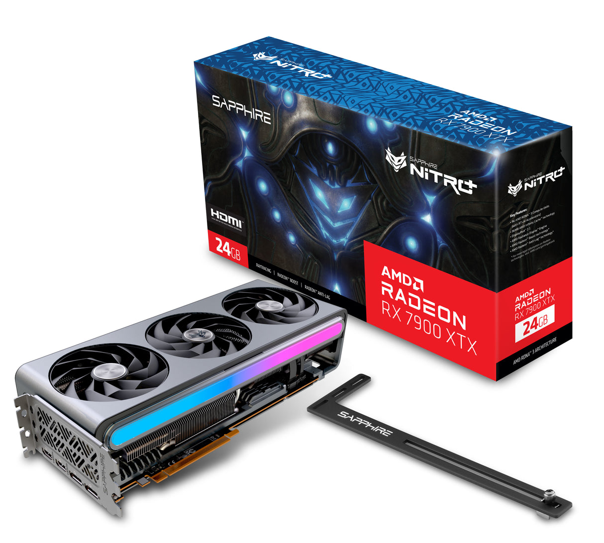 Sapphire NITRO+ Radeon RX 7900 XTX Vapor-X AMD 24 GB GDDR6, 384 Bit, 7680 x 4320 Pixeles, PCI Express x16 4.0