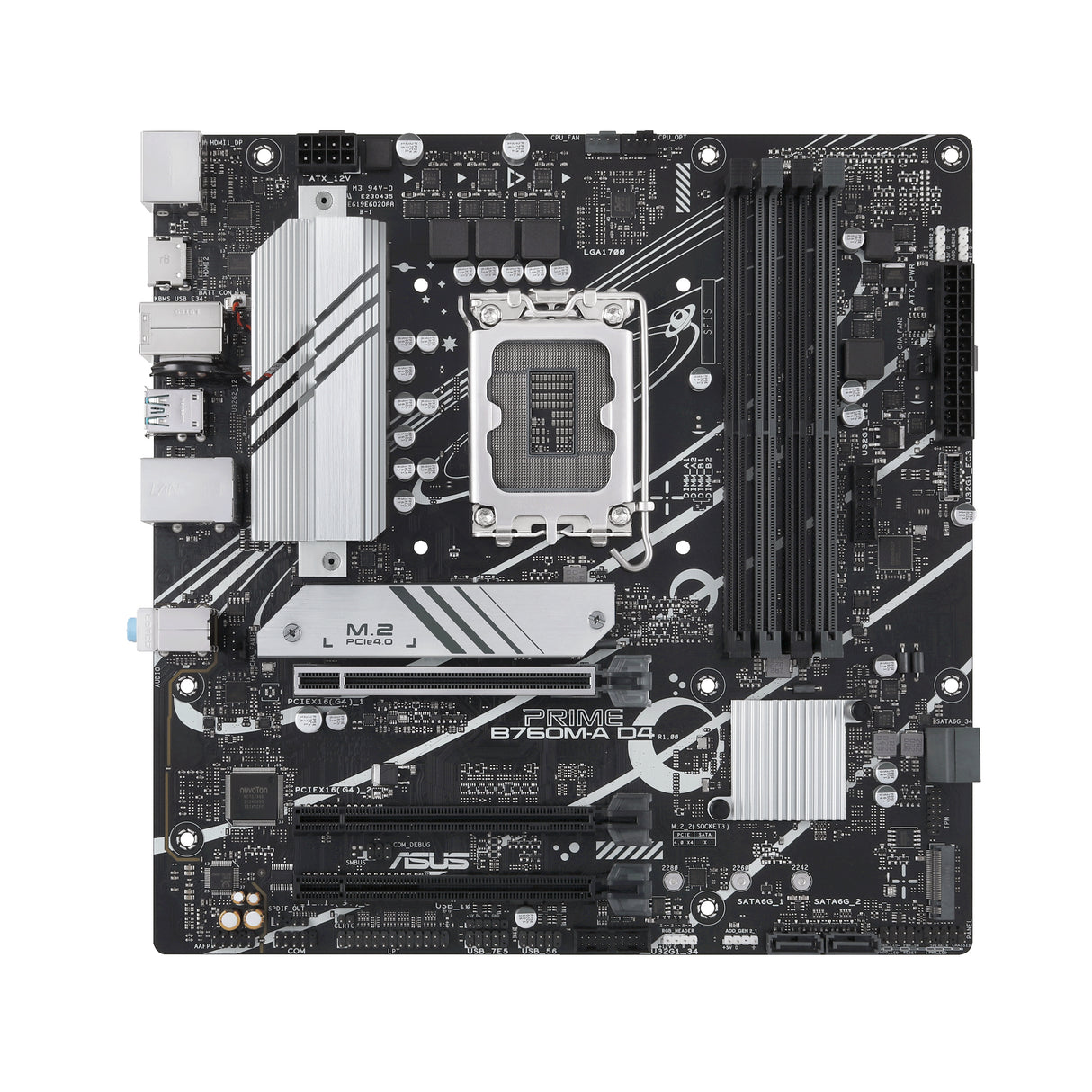 ASUS PRIME B760M-A D4 placas base Intel LGA 1700 LGA 1700 DDR4-SDRAM