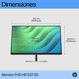 HP Monitor FHD HP E27 G5 Monitor 68,6 cm (27") 1920 x 1080 Pixeles Full HD LCD Negro