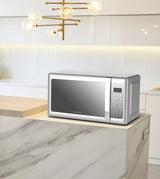 WINIA KOS-63MHS microondas Plata Solo microondas Mostrador, Pantalla incorporada, LED, Botones