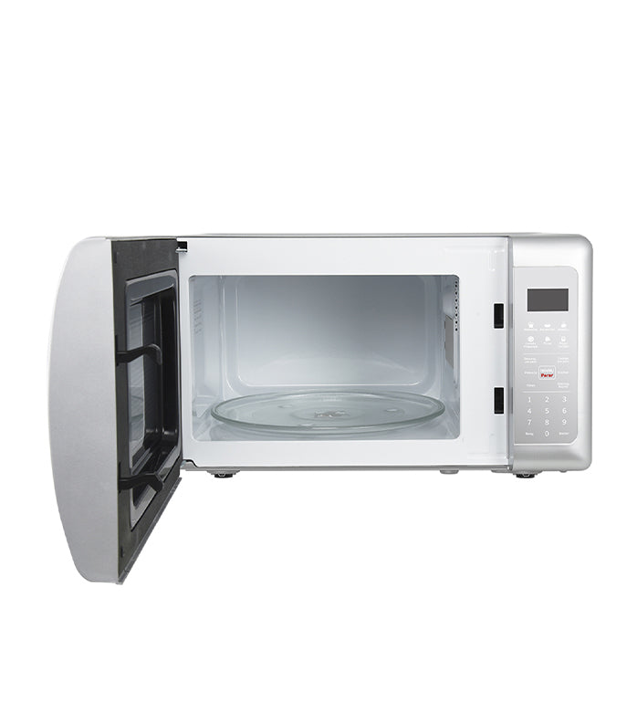 WINIA KOS-63MHS microondas Plata Solo microondas Mostrador, Pantalla incorporada, LED, Botones