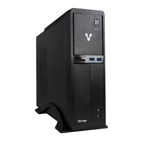 Vorago Kit SlimBay 4 Intel® Core™ i3 i3-10105 8 GB DDR4-SDRAM 120 GB SSD Windows 10 Home Escritorio PC Negro, 3.7 GHz