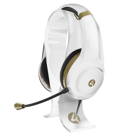 4Gamers XP-GOLDR-WHT-4G auricular y casco Auriculares Alámbrico Diadema Juego Oro, Blanco