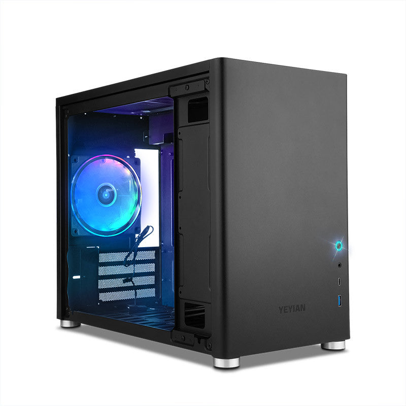 Yeyian YCM-ATXAW-01 gabinete de computadora Mini Tower Negro, Micro ATX, Mini-ITX