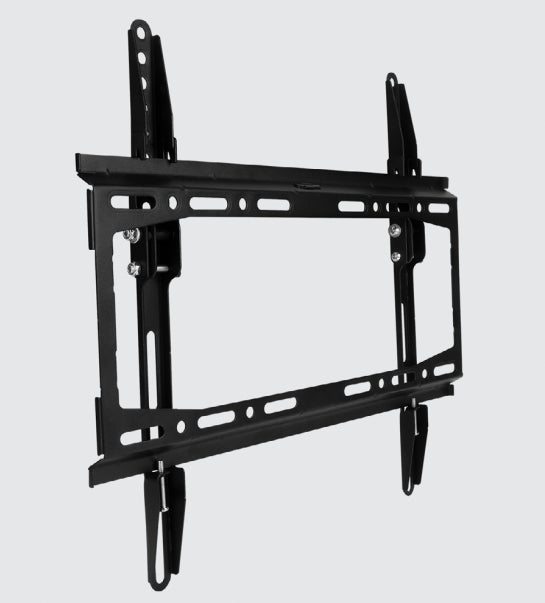 Vorago TM-100 soporte de pantalla de pared para proyección, Fijo, Negro, Acero
